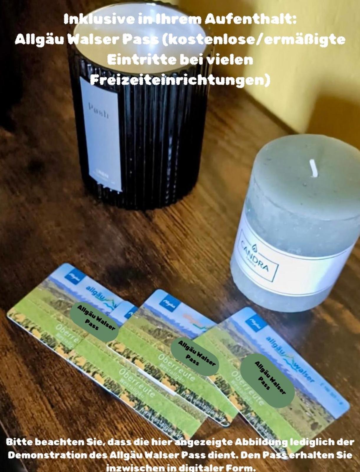 Lindners Hideaways - Bergnest Lodge - Bergblick Fewo 6 Pers Balkon Garten Hund Ski Unterkunft Luftkurort Oberreute Naehe Buchenegger Wasserfaelle Eistobel Bodensee Ngoại thất bức ảnh